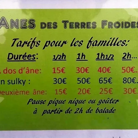 Frühstückspension Balad'ane Flachères